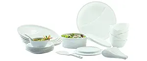 Special Dinner Set, 28 Pieces, White, Plastic